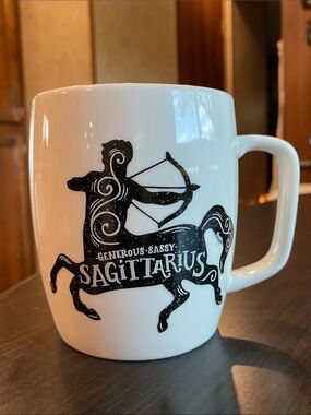 NEW! Sagittarius Centaur Astrology Zodiac Ceramic Threshold Mug